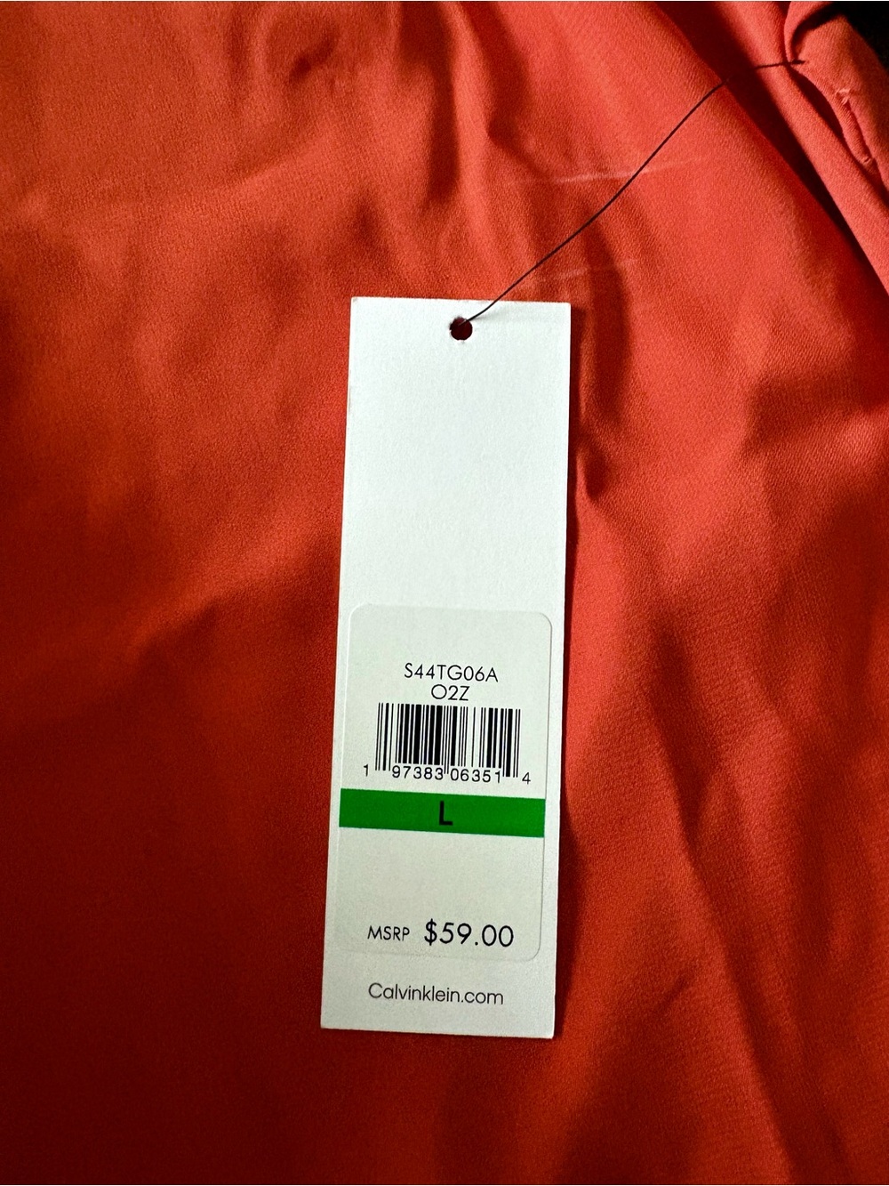 Calvin Klein V-Neck Tulip Sleeve Blouse - Picture 4 of 5